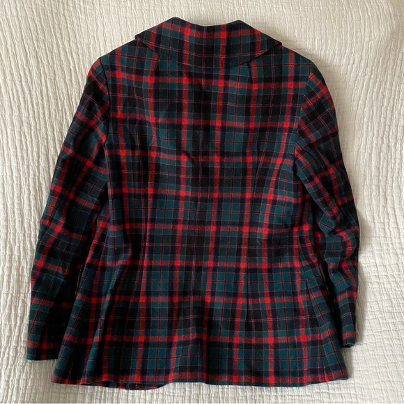 Vintage Pendleton Tartan Plaid Wool Blazer - Picture 5 of 8